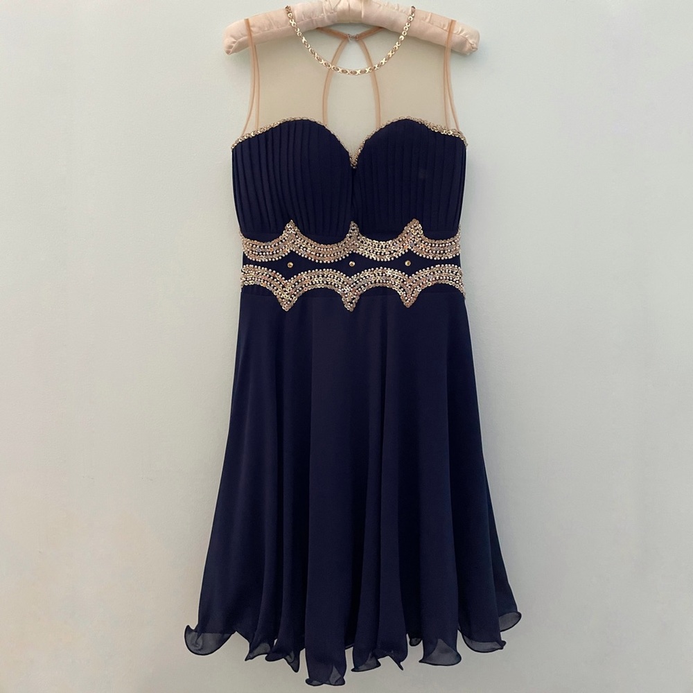 Formal dress- custom made -fits size M